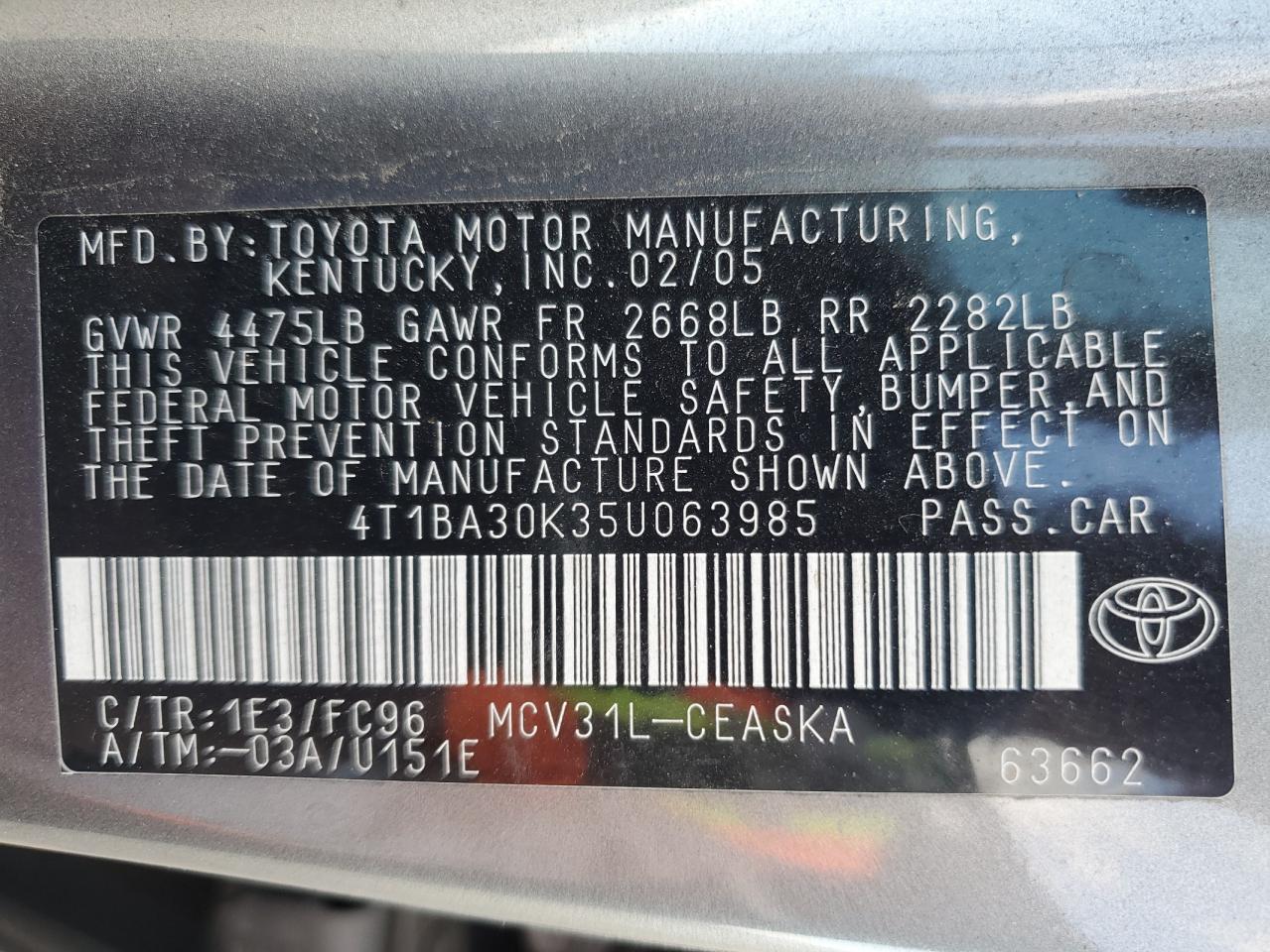 2005 Toyota Camry - Image 15