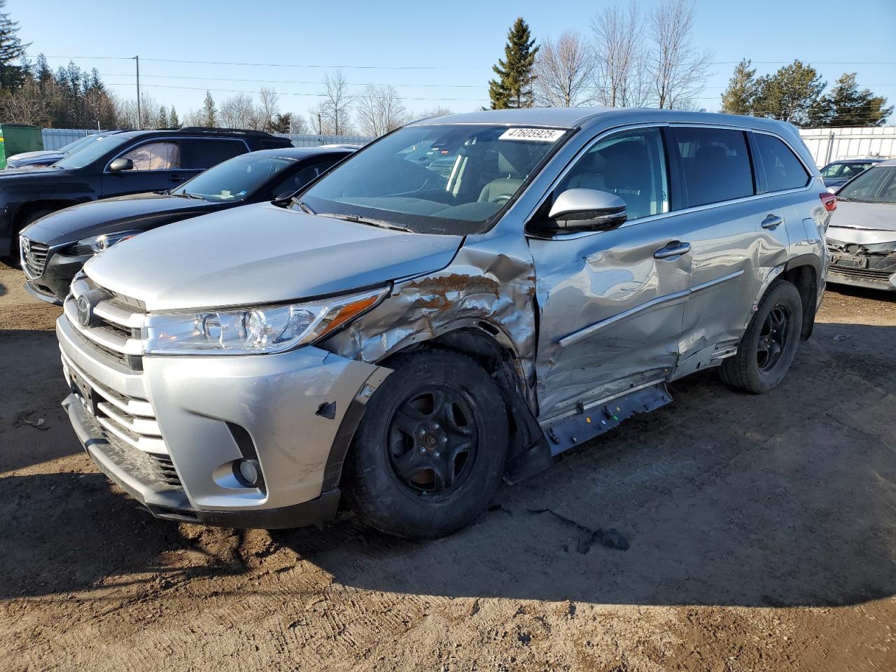 2018 Toyota Highlander Le de vânzare în Bowmanville, ON - Front End