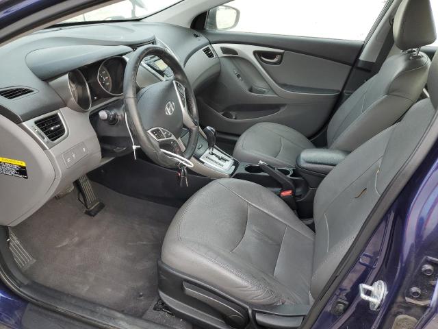  HYUNDAI ELANTRA 2012 Blue