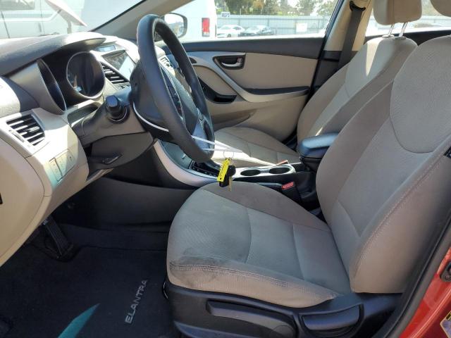  HYUNDAI ELANTRA 2016 Red