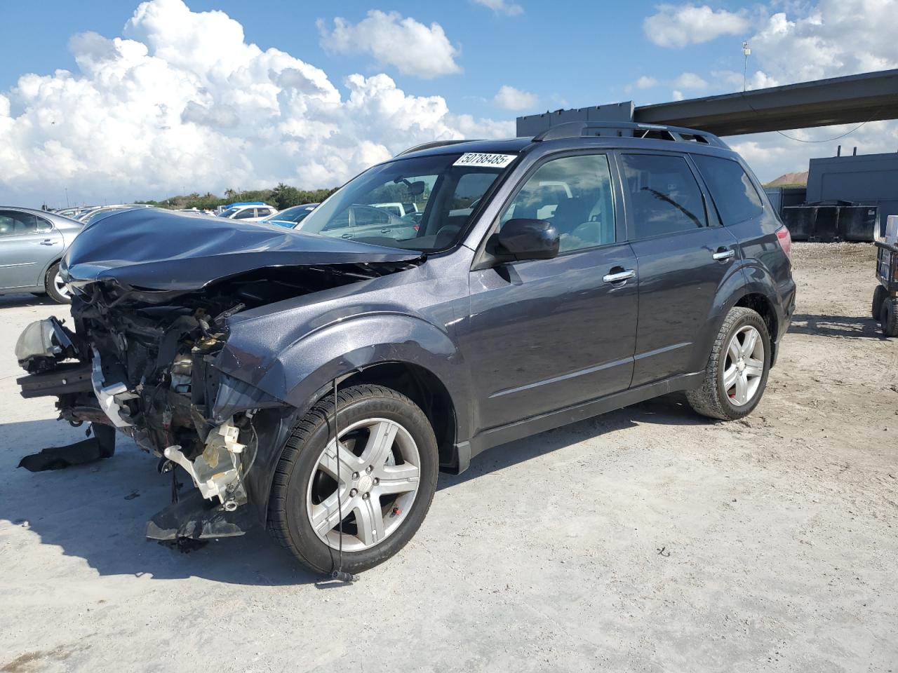 2010 SUBARU FORESTER GRAY VIN: JF2SH6CC3AH787430