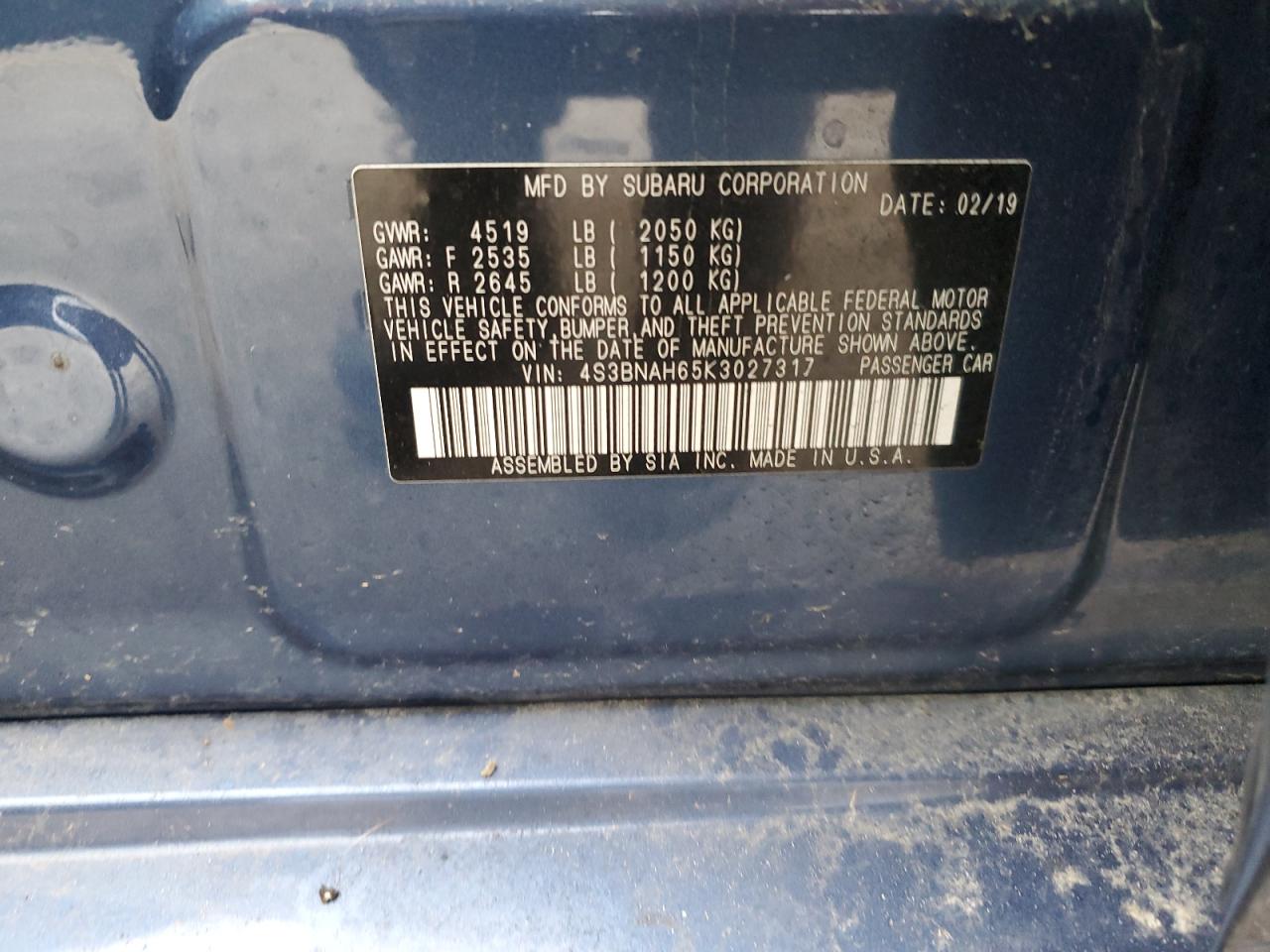 2019 Subaru Legacy - Image 14