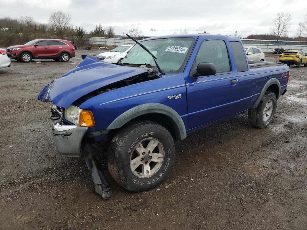 2004 Ford Ranger Super Cab იყიდება Columbia Station-ში, OH - Front End
