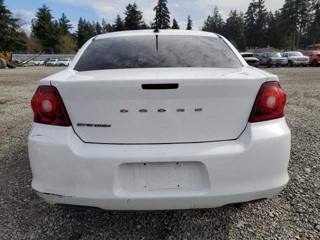 Седани DODGE AVENGER 2012 Білий