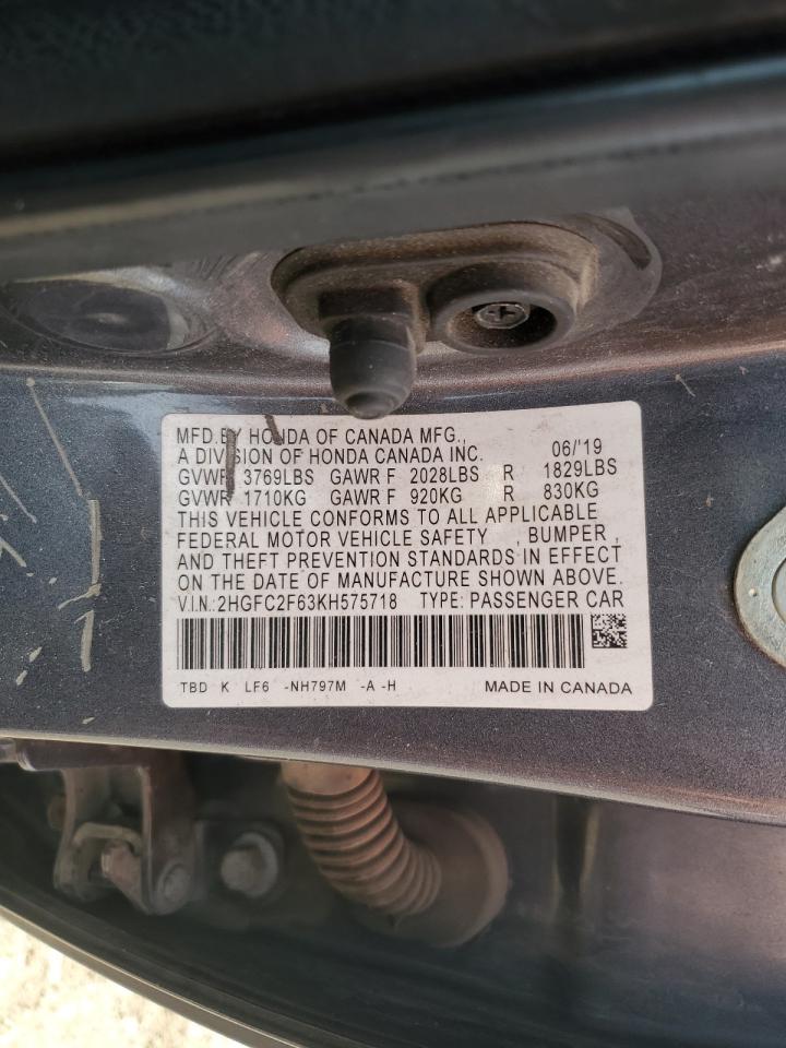 2019 Honda Civic - Image 12