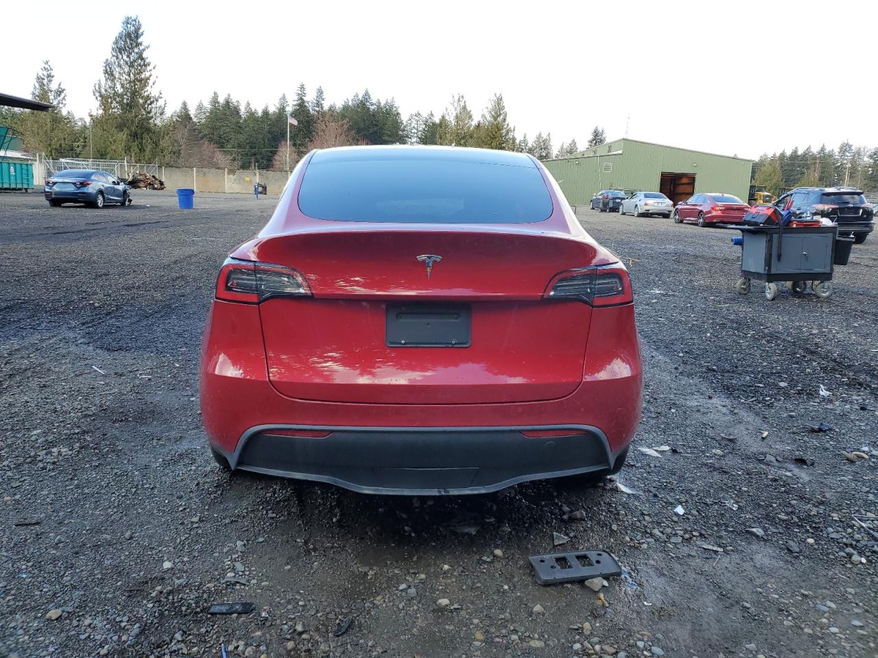 2021 Tesla Model Y Long Range Dual Motor All-Wheel Drive VIN: 5YJYGDEEXMF092025 Lot: 48800395