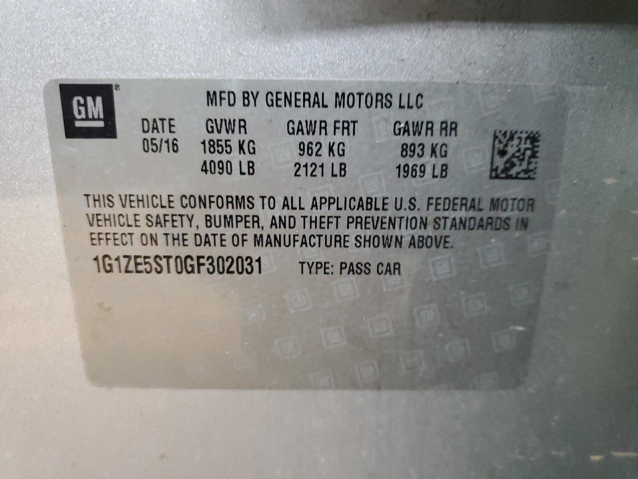2016 Chevrolet Malibu - Image 13