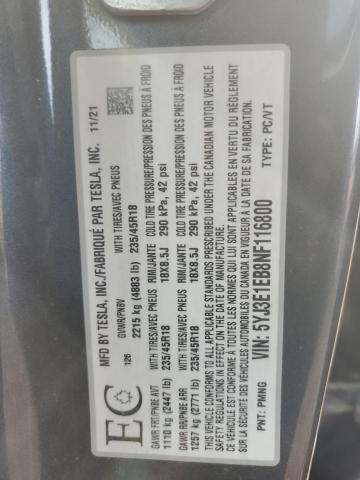 2022 TESLA MODEL 3 