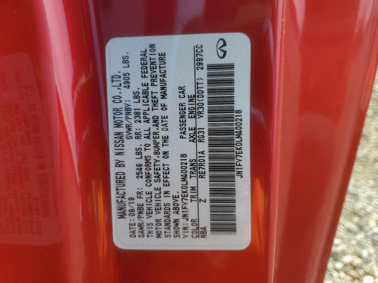 2020 Infiniti Q60 - Image 14