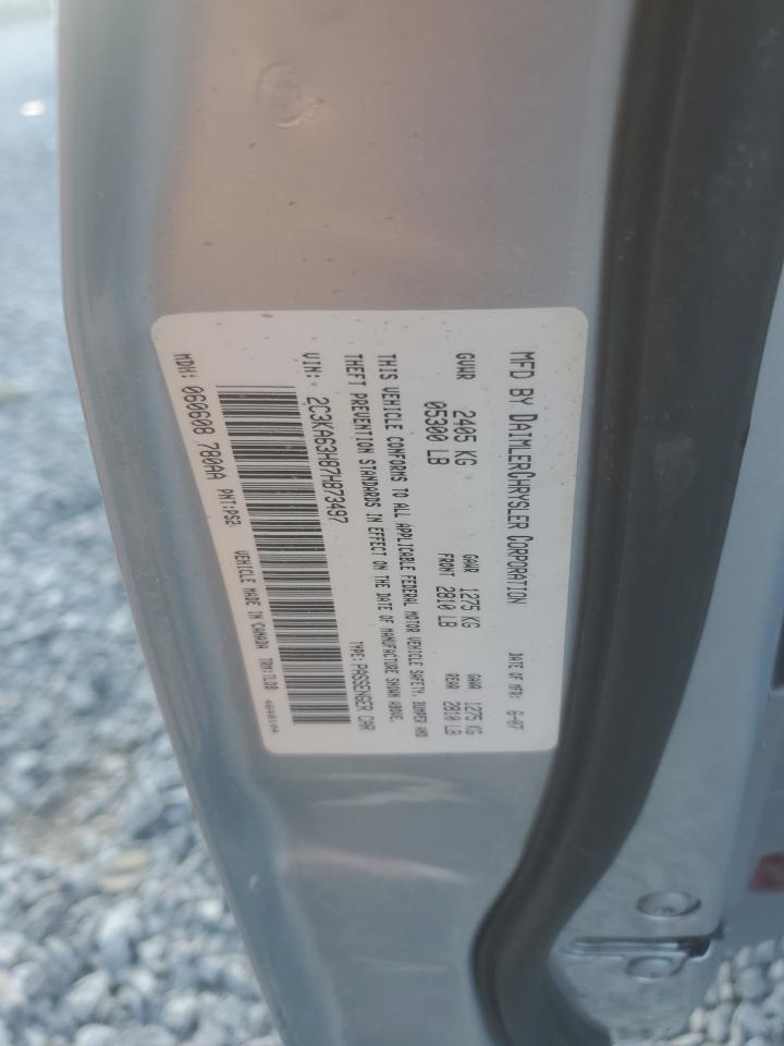 2007 Chrysler 300C VIN: 2C3KA63H87H873497 Lot: 50574925