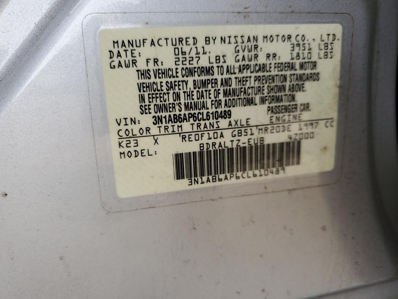 2012 Nissan Sentra - Image 14