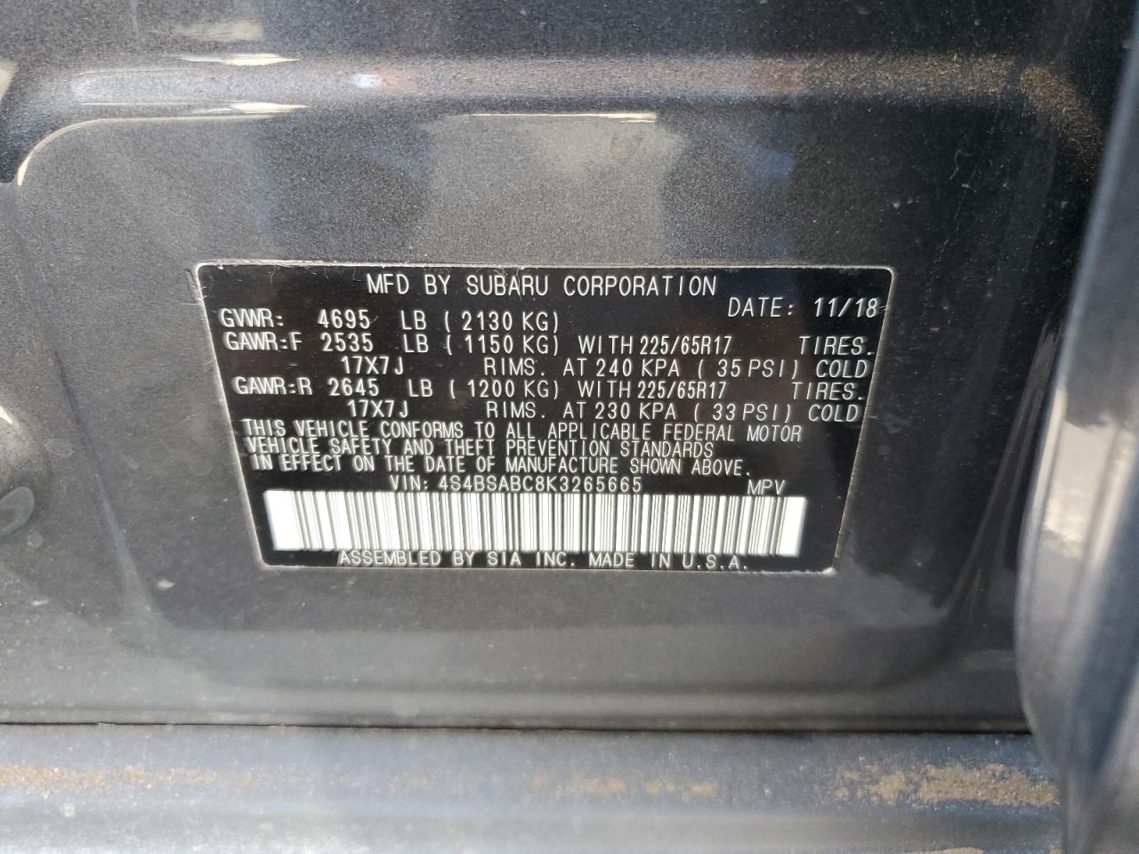2019 Subaru Outback - Image 14