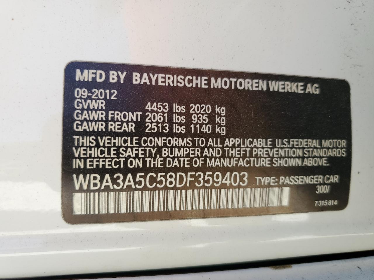 2013 BMW 3er - Image 12