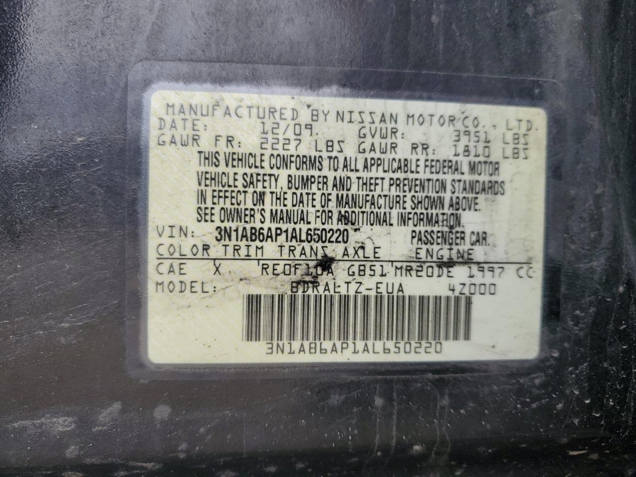 2010 Nissan Sentra - Image 14