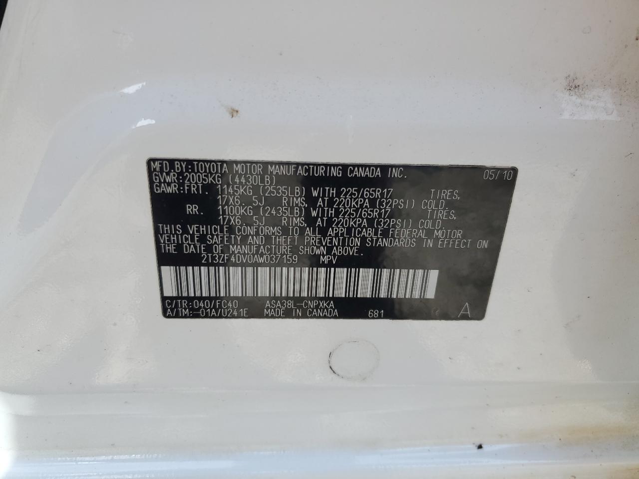 2010 Toyota RAV 4 - Image 13
