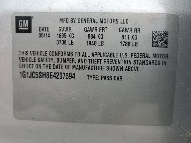 2014 CHEVROLET SONIC LT
