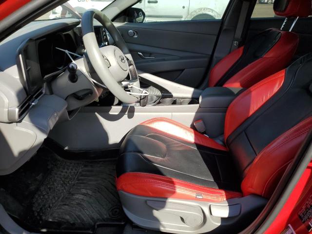 HYUNDAI ELANTRA 2023 Red