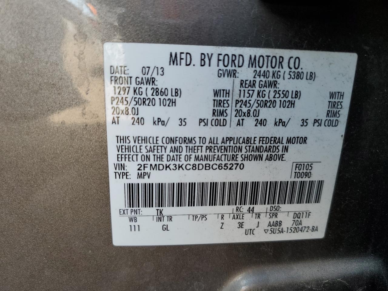 2013 Ford Edge - Image 14