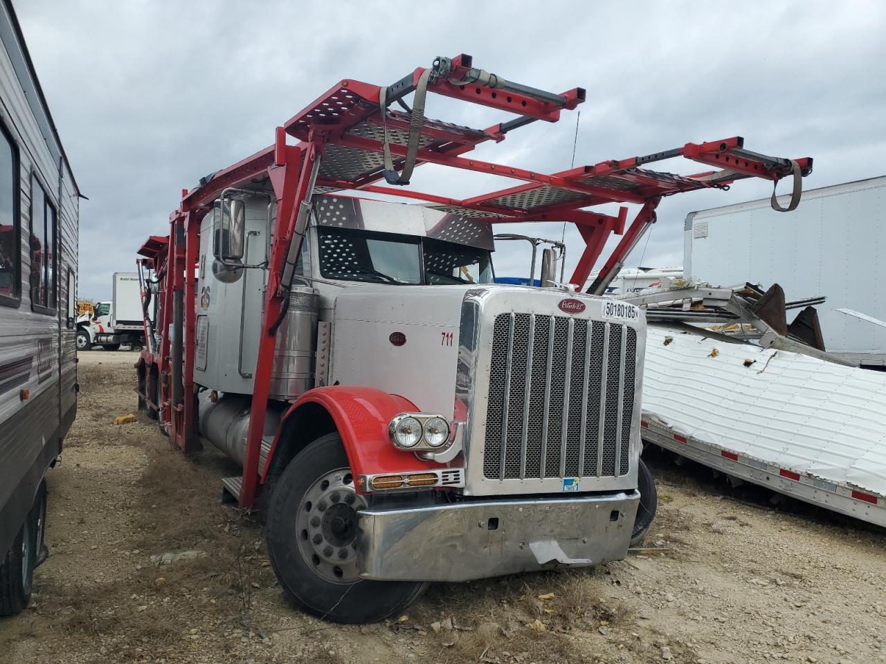 2020 Peterbilt Tractor 389 Car Carrier Truck en Venta en Kansas City, KS - Side
