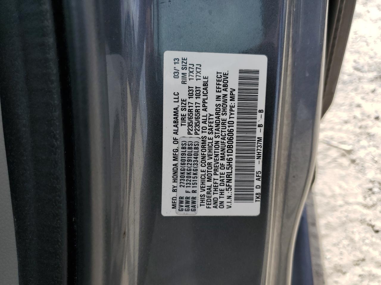 2013 Honda Odyssey - Image 13