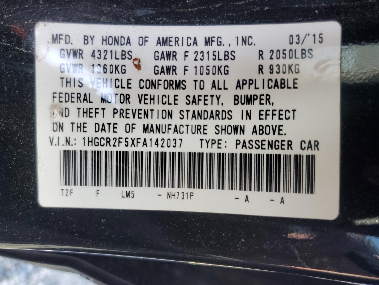 2015 Honda Accord - Image 15