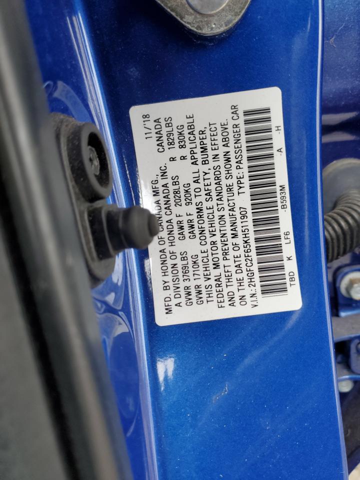 2019 Honda Civic - Image 13
