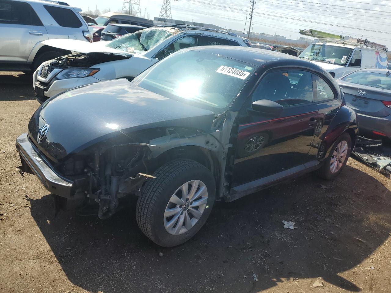 2017 Volkswagen Beetle 1.8T for Sale in Elgin, IL - Front End