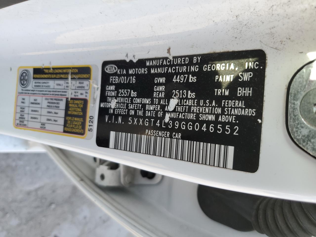 2016 Kia Optima - Image 12