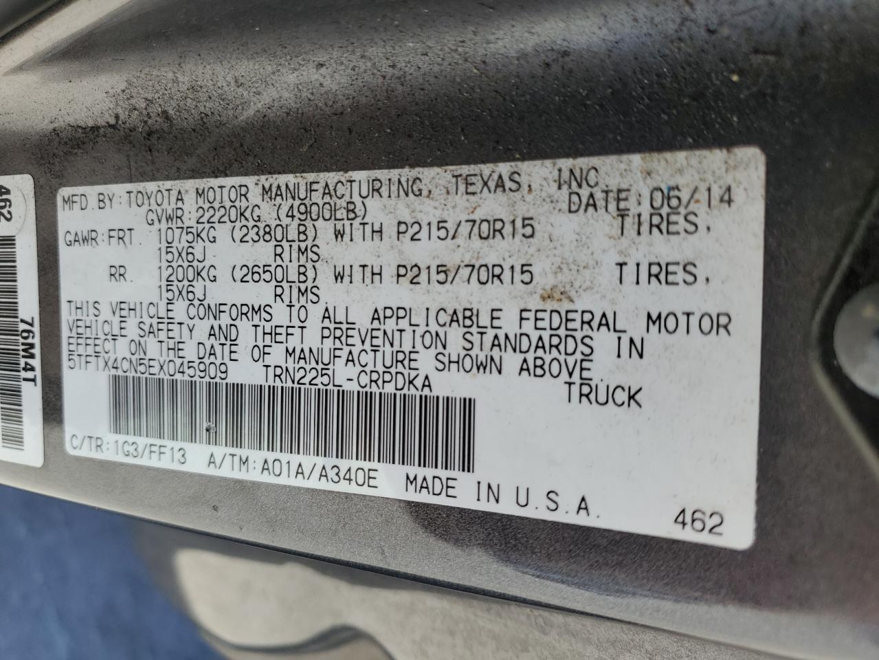 2014 Toyota Tacoma - Image 12