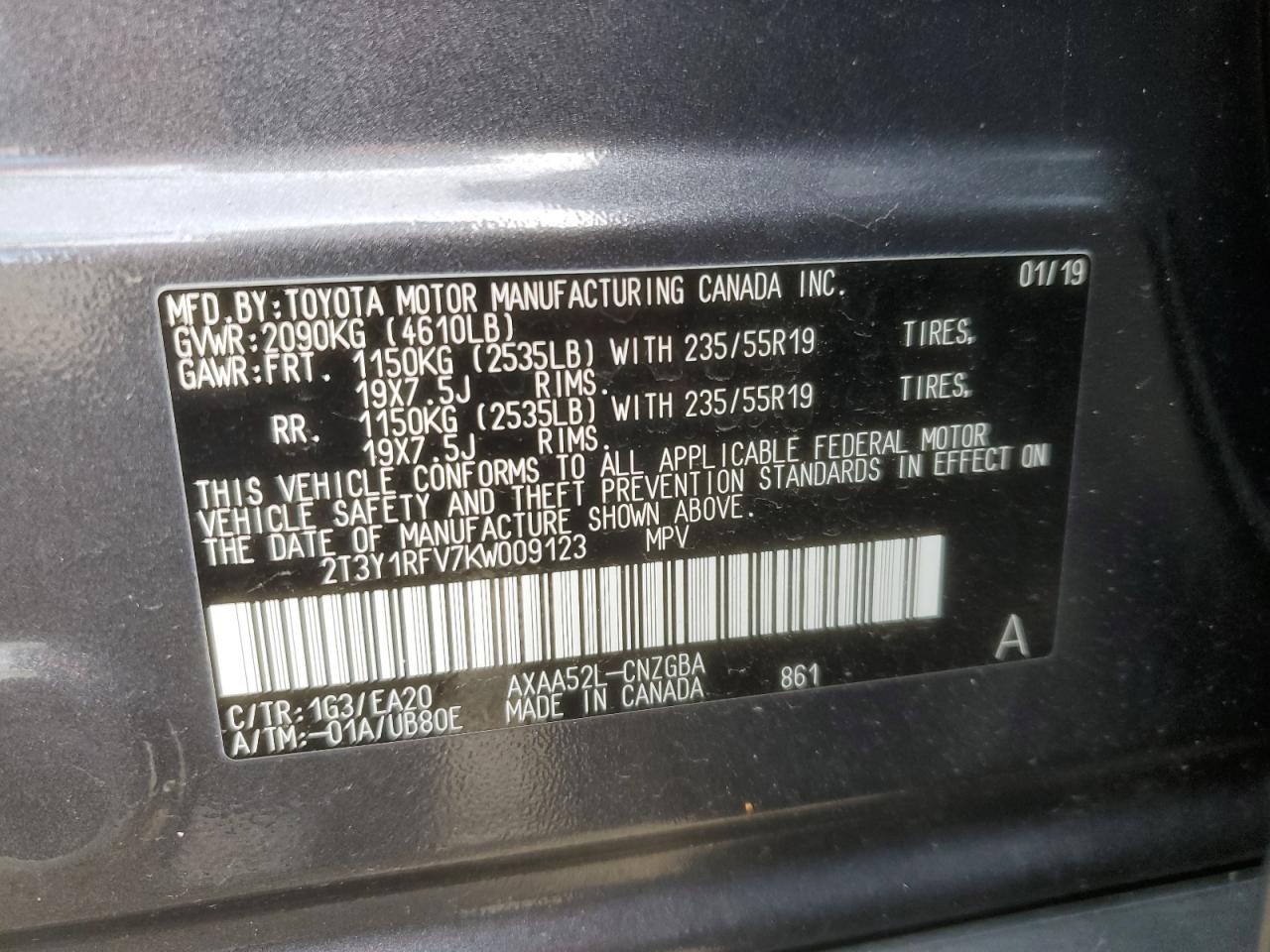 2019 Toyota RAV 4 - Image 16