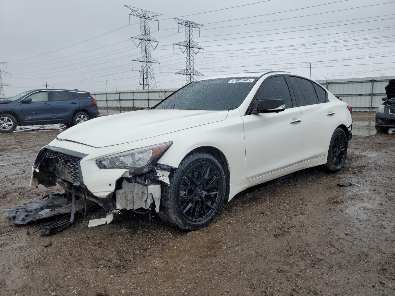 2020 Infiniti Q50 Pure zu verkaufen in Elgin, IL - All Over
