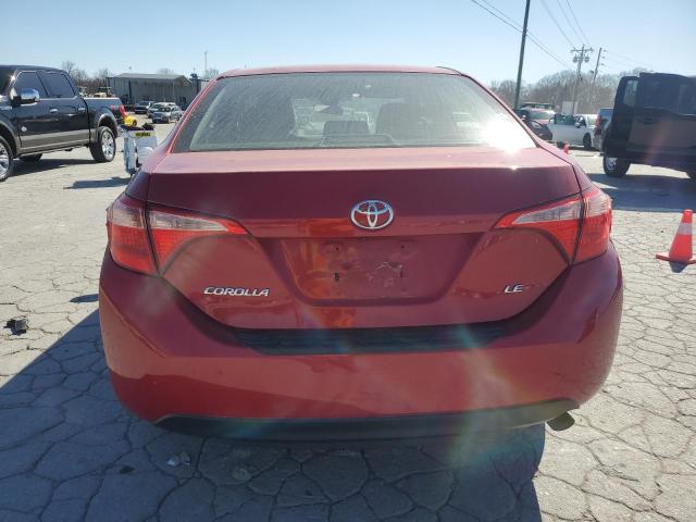  TOYOTA COROLLA 2018 Red