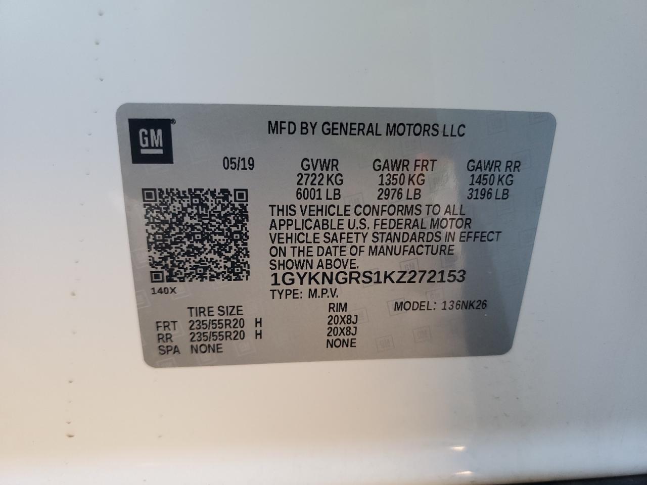 2019 Cadillac XT5 - Image 13