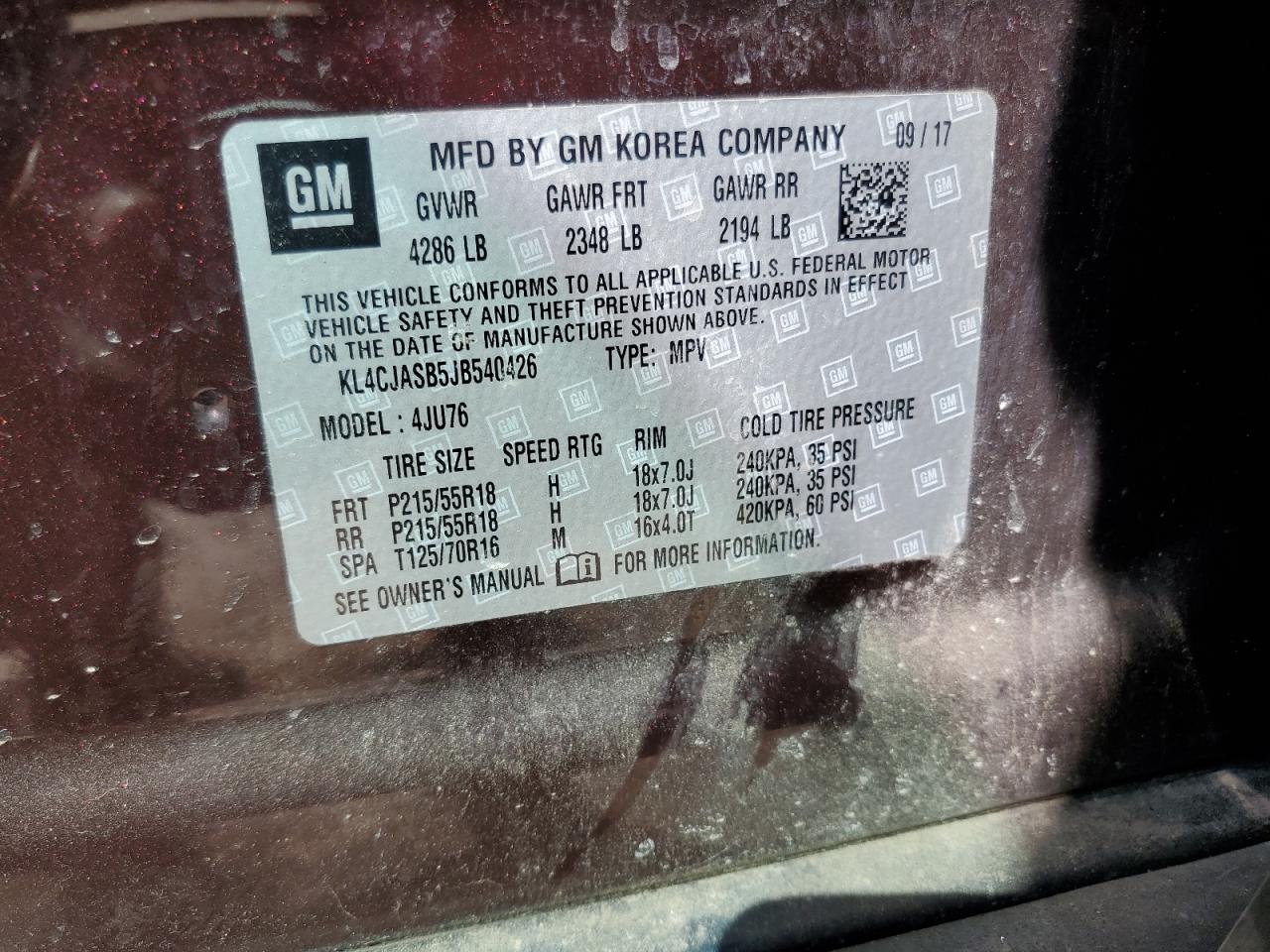 2018 Buick Encore - Image 15