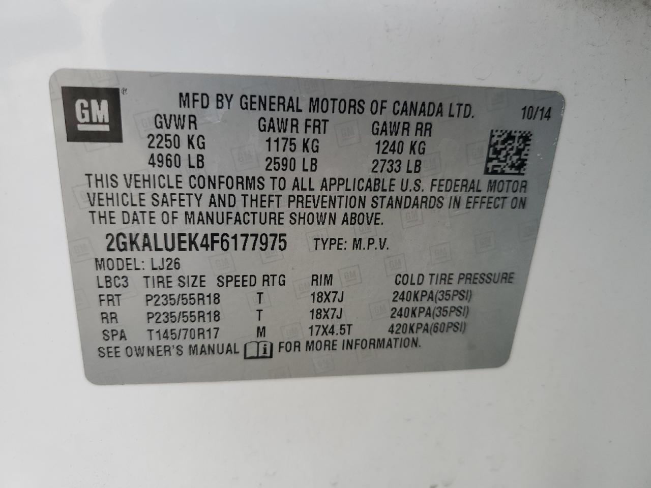 2015 GMC Terrain - Image 12