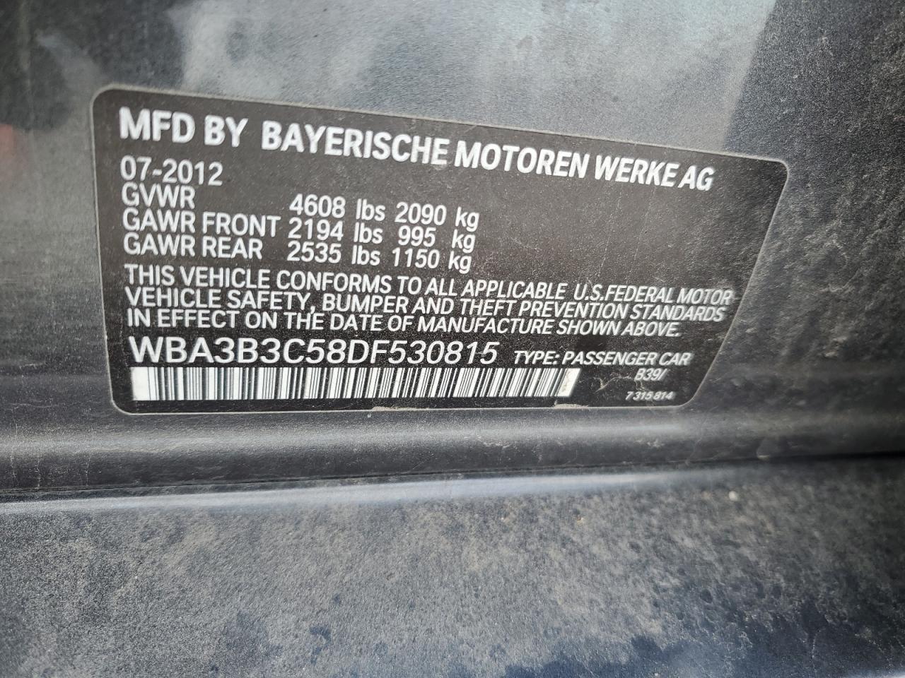 2013 BMW 3er - Image 12