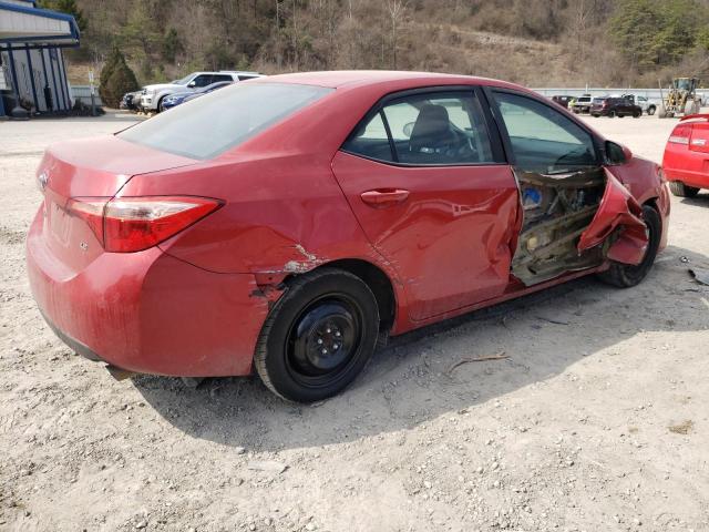  TOYOTA COROLLA 2018 Czerwony