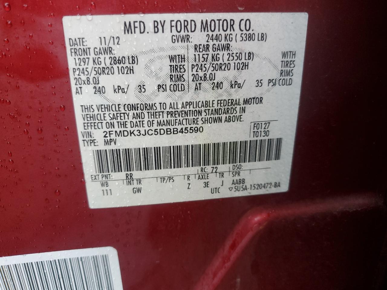 2013 Ford Edge - Image 13