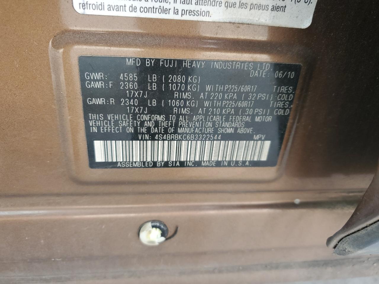 2011 Subaru Outback - Image 13
