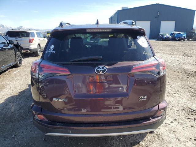  TOYOTA RAV4 2018 Бургунди