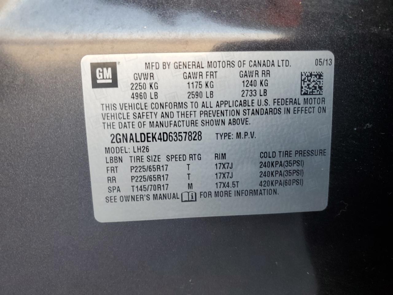 2013 Chevrolet Equinox - Image 14