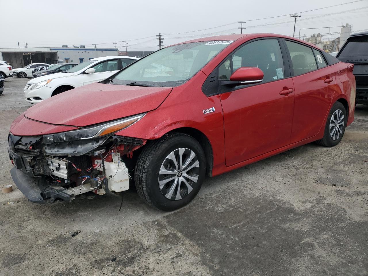 2021 Toyota Prius Prime Le იყიდება Sun Valley-ში, CA - Front End