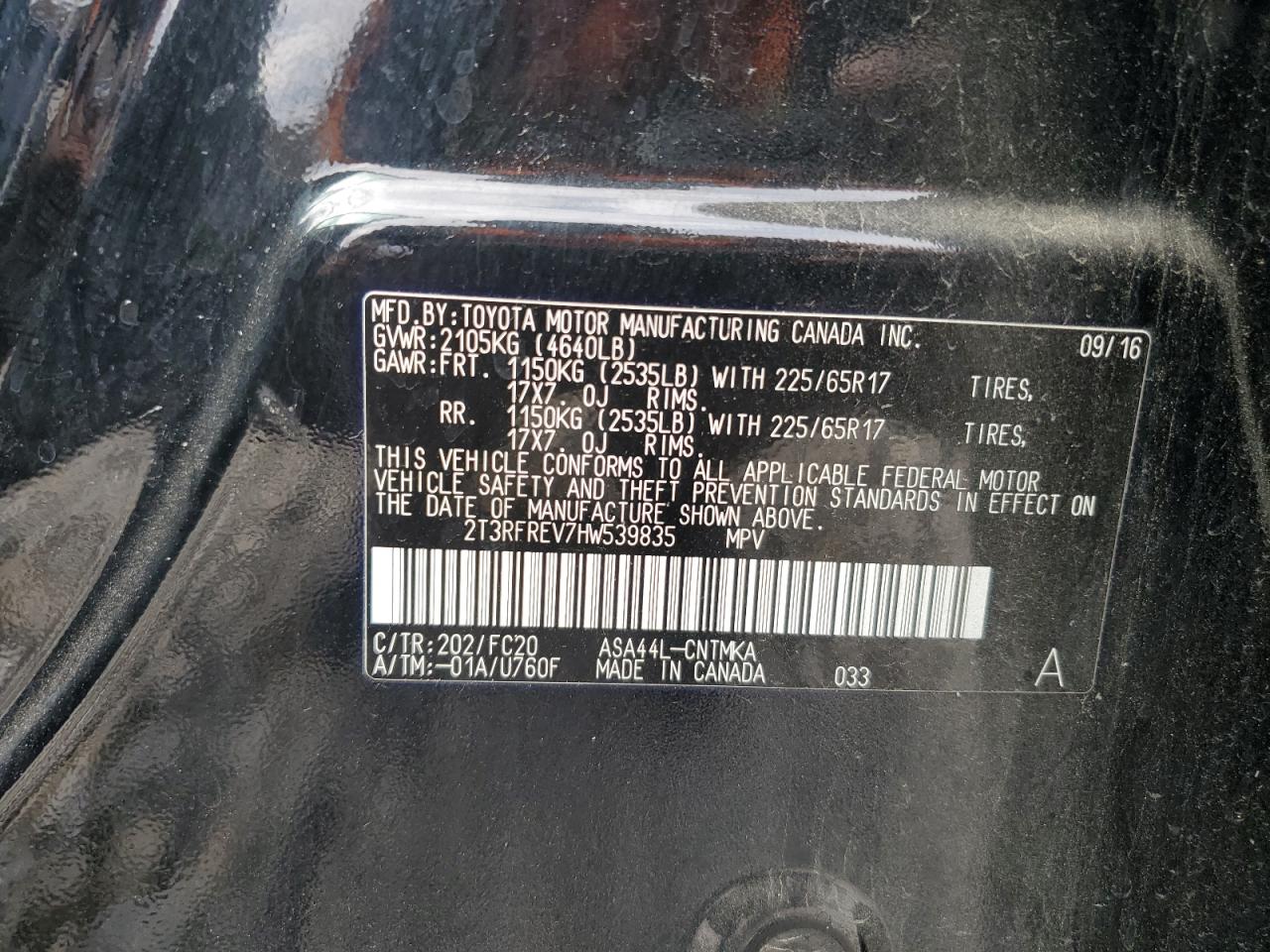 2017 Toyota RAV 4 - Image 14