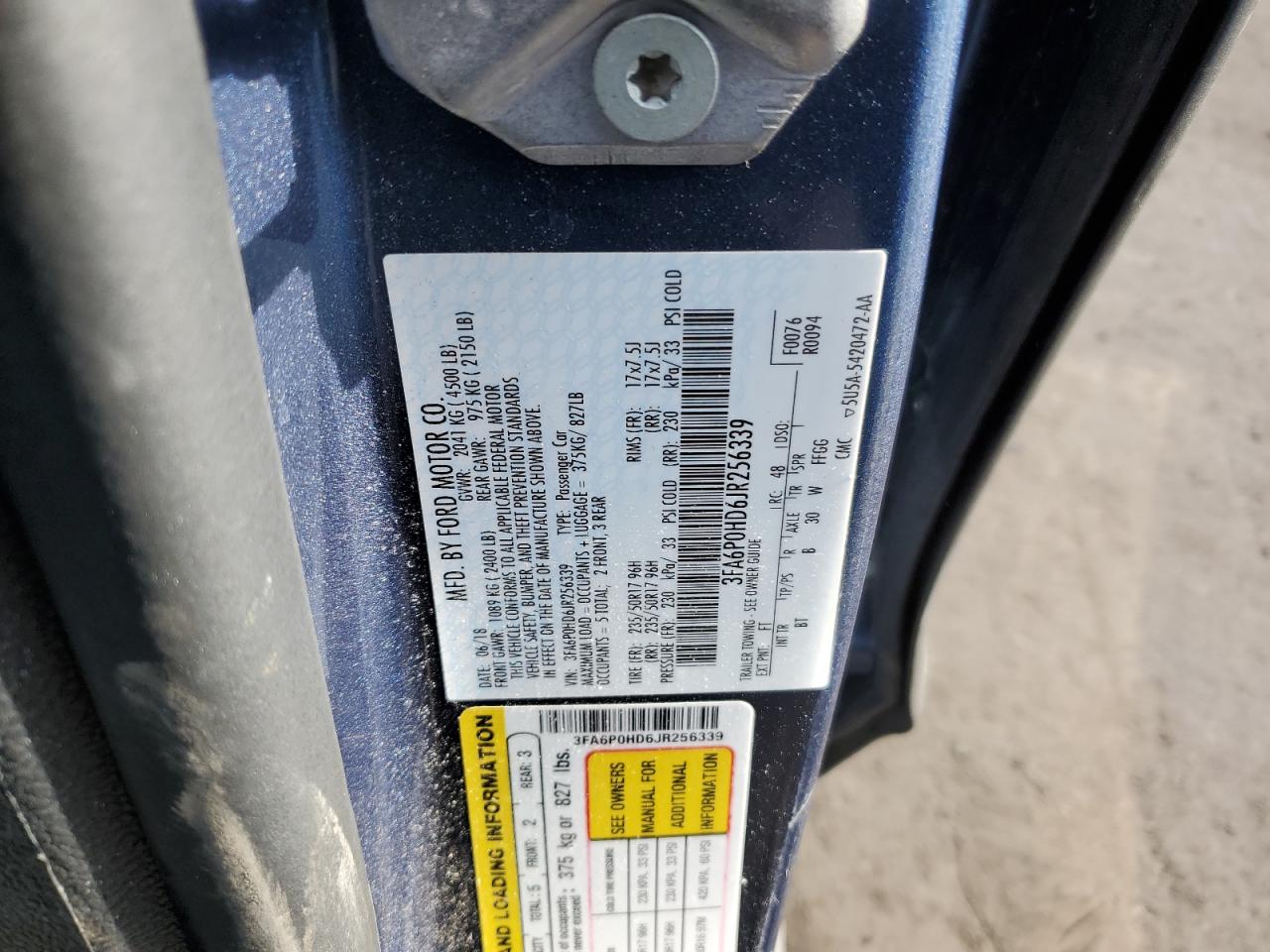 2018 Ford Fusion - Image 12