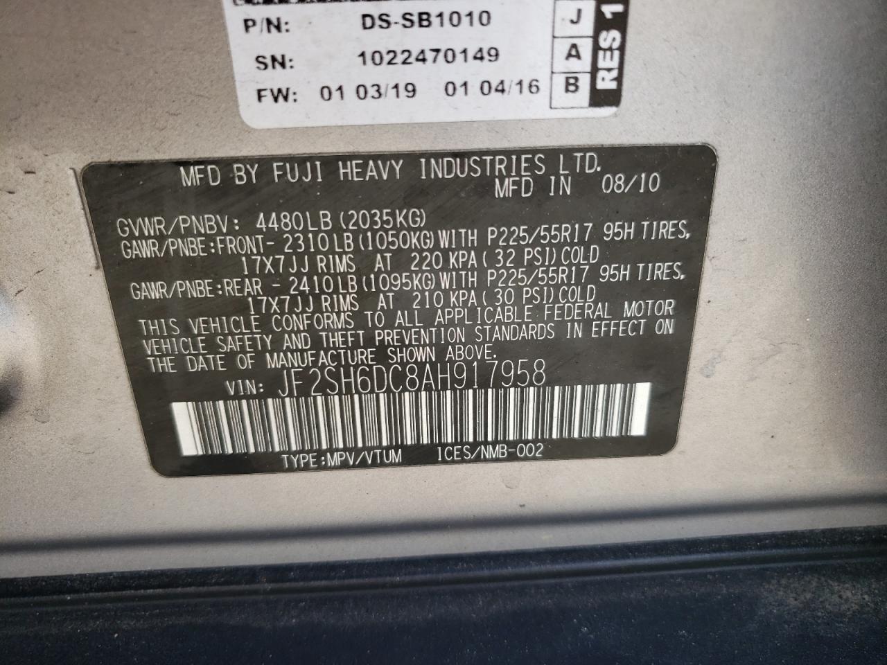 2010 Subaru Forester - Image 14