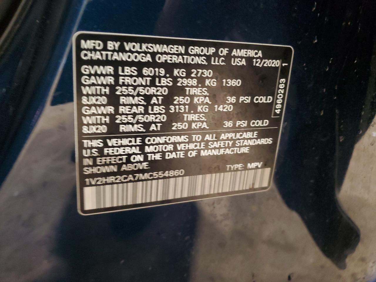 2021 Volkswagen Atlas - Image 14