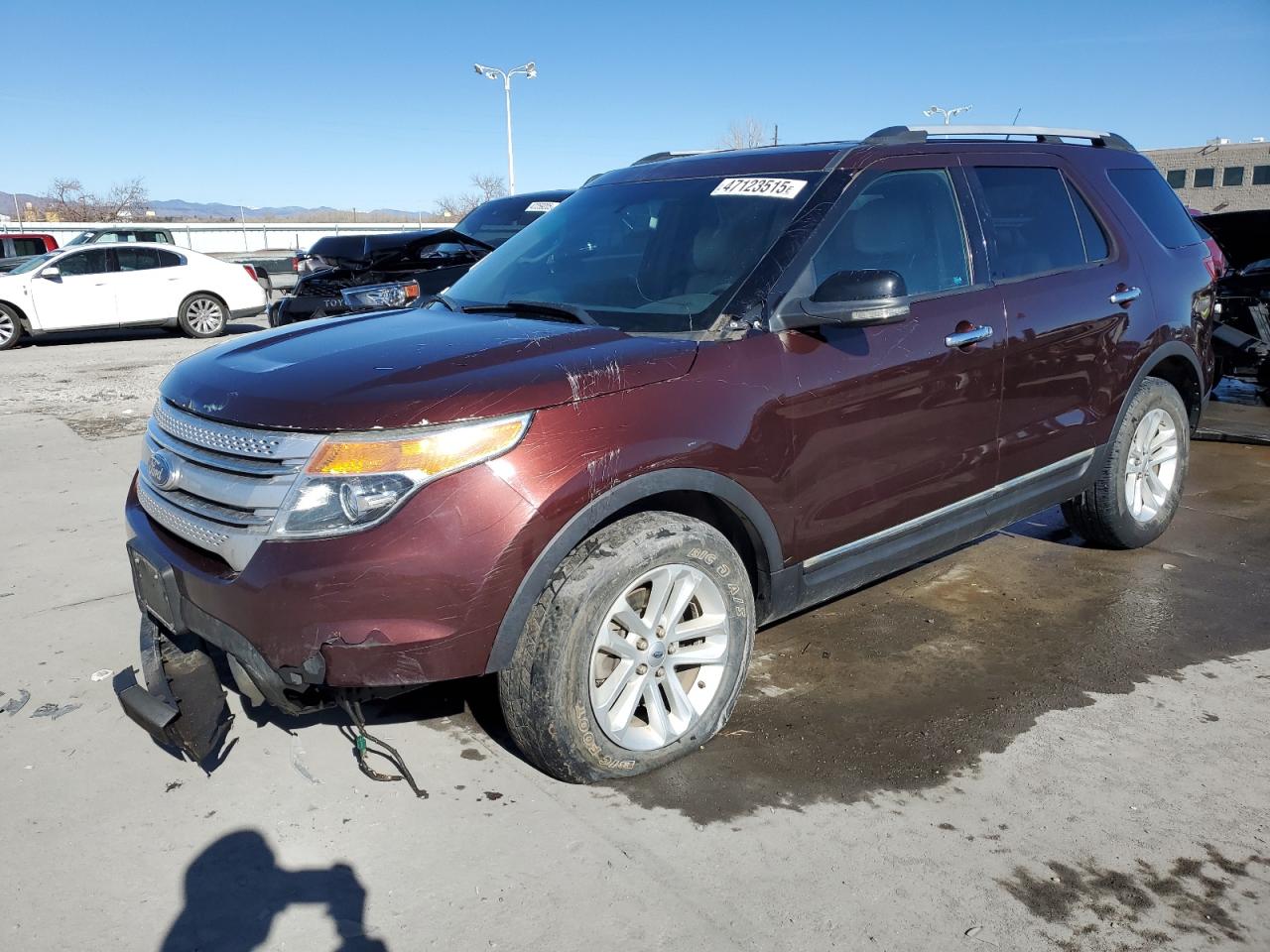 2012 Ford Explorer Xlt brown null gas 1FMHK8D80CGA83545 photo #1