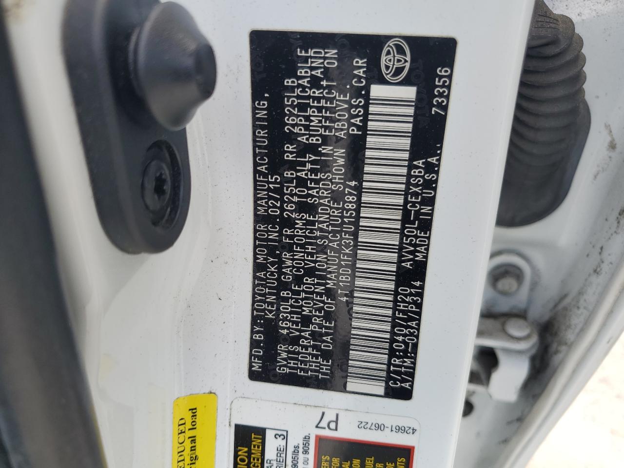 2015 Toyota Camry - Image 12