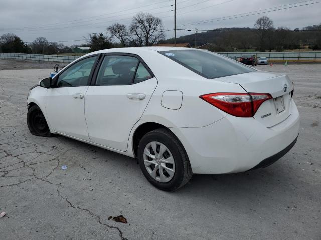  TOYOTA COROLLA 2016 Biały