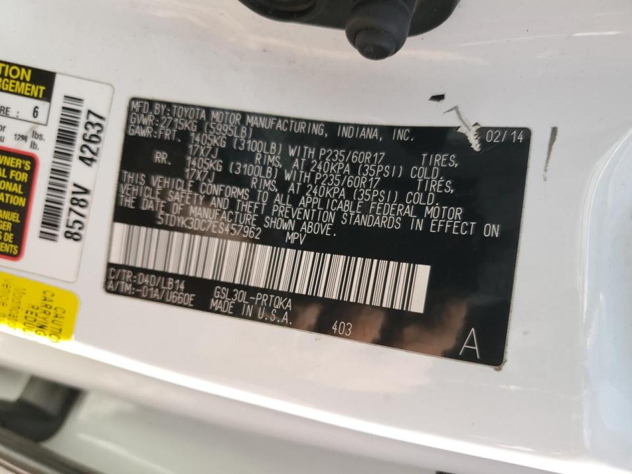 2014 Toyota Sienna - Image 12